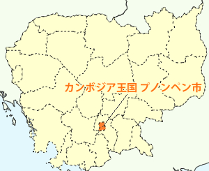 カンボジア地図